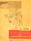 Ammco-Ammco Model 5000, Safe-Turn Brake Drum Lathe, Repair Maint and Parts Manual 1964-5000 Series-01
